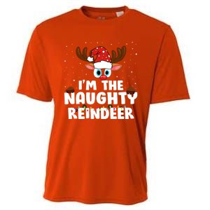 IM The Naughty Reindeer Christmas Gift Cooling Performance Crew T-Shirt