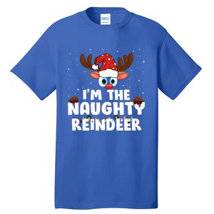 IM The Naughty Reindeer Christmas Gift Tall T-Shirt