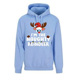 IM The Naughty Reindeer Christmas Gift Unisex Surf Hoodie