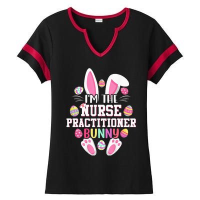 IM The Nurse Practitioner Bunny Happy Easter Day Ladies Halftime Notch Neck Tee