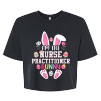 IM The Nurse Practitioner Bunny Happy Easter Day Bella+Canvas Jersey Crop Tee