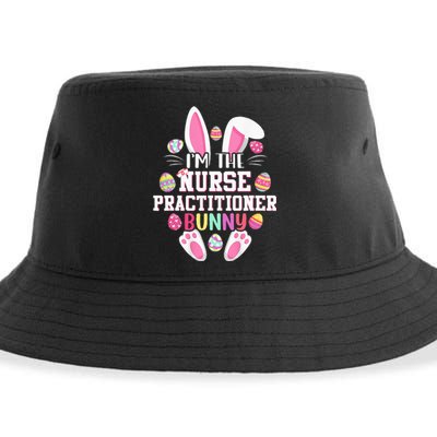 IM The Nurse Practitioner Bunny Happy Easter Day Sustainable Bucket Hat