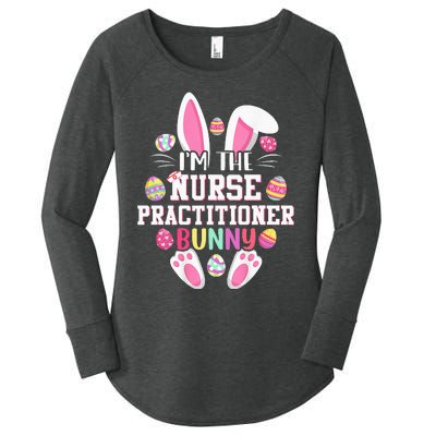 IM The Nurse Practitioner Bunny Happy Easter Day Women's Perfect Tri Tunic Long Sleeve Shirt