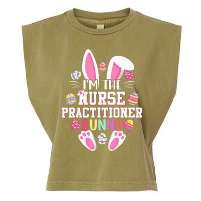 IM The Nurse Practitioner Bunny Happy Easter Day Garment-Dyed Women's Muscle Tee