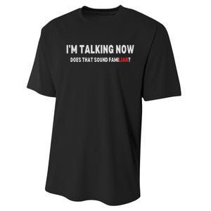 IM Talking Now Does That Sound Familiar Trump Debate Performance Sprint T-Shirt