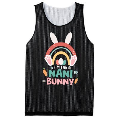 I'm The Nani Bunny Easter Nani Bunny For Grandma Nana Holiday Bunny Mesh Reversible Basketball Jersey Tank