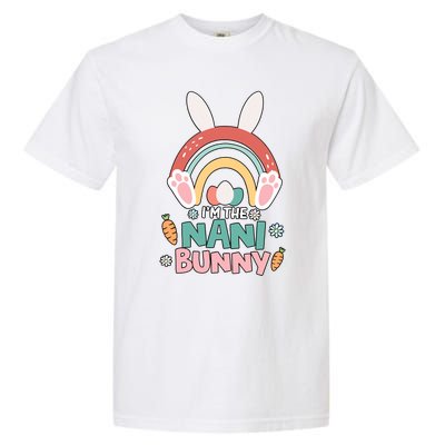 I'm The Nani Bunny Easter Nani Bunny For Grandma Nana Holiday Bunny Garment-Dyed Heavyweight T-Shirt