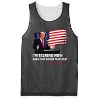 IM Talking Now Does That Sound Familiar Trump 2024 Election Mesh Reversible Basketball Jersey Tank