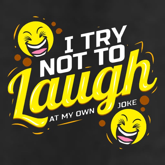 I Try Not To Laugh At My Own Jokes Funny Adult Drive Performance Visor