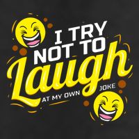 I Try Not To Laugh At My Own Jokes Funny Beanie
