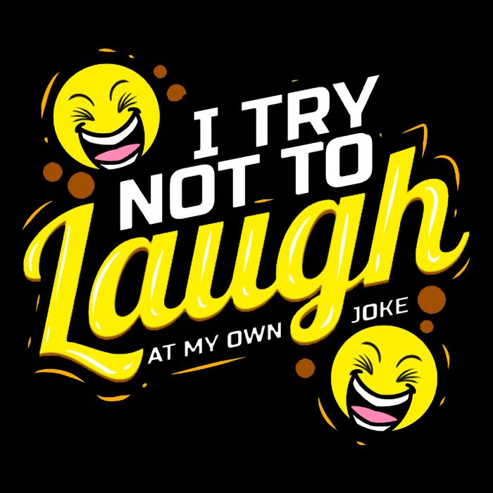 I Try Not To Laugh At My Own Jokes Funny Wool Snapback Cap