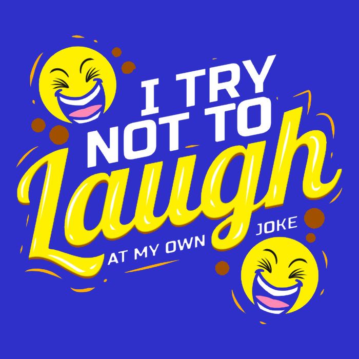 I Try Not To Laugh At My Own Jokes Funny Baby Bodysuit