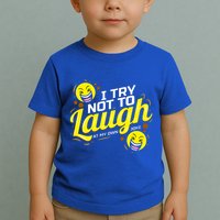 I Try Not To Laugh At My Own Jokes Funny Toddler T-Shirt
