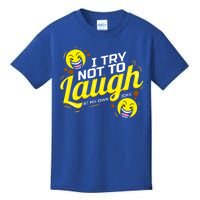 I Try Not To Laugh At My Own Jokes Funny Kids T-Shirt