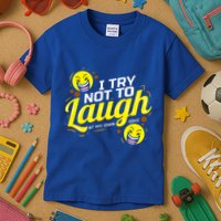 I Try Not To Laugh At My Own Jokes Funny Kids T-Shirt