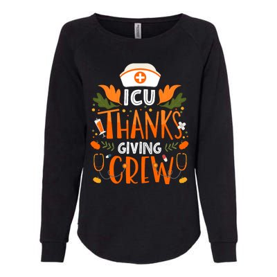 Icu Thanksgiving Nurse Crew Thanksgiving Intensive Care Unit Womens California Wash Sweatshirt