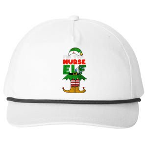 Im The Nurse Elf Cute Christmas Nurse Gear For Parties Gift Snapback Five-Panel Rope Hat