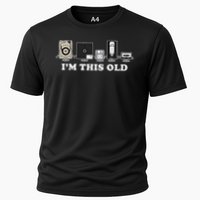 I'm This Old Retro Vintage Cassette Tape Floppy Disk Vhs Performance Shirt
