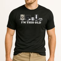 I'm This Old Retro Vintage Cassette Tape Floppy Disk Vhs Performance Shirt