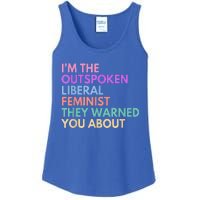 Im The Outspoken Liberal Feminist Political Power Ladies Essential Tank