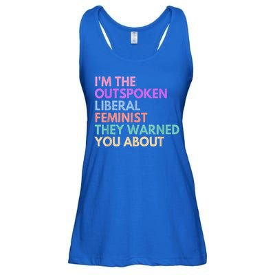 Im The Outspoken Liberal Feminist Political Power Ladies Essential Flowy Tank