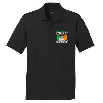 I'm Tired Of Waking Up And Not Being In Ireland Irish Gaelic PosiCharge RacerMesh Polo