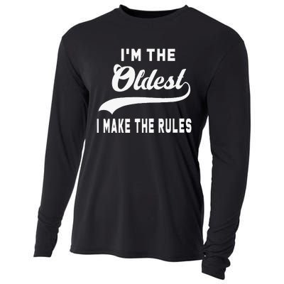 IM The Oldest I Make The Rules Cooling Performance Long Sleeve Crew