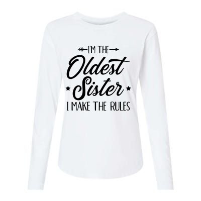 Im The Oldest Sister I Make The Rules Womens Cotton Relaxed Long Sleeve T-Shirt