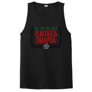 IM The One That Causes Drama Matching Family Christmas PosiCharge Competitor Tank