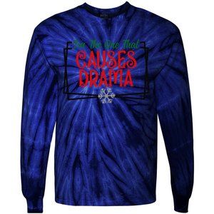 IM The One That Causes Drama Matching Family Christmas Tie-Dye Long Sleeve Shirt