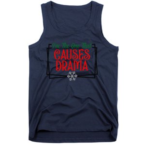 IM The One That Causes Drama Matching Family Christmas Tank Top