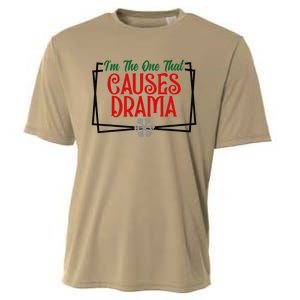 IM The One That Causes Drama Matching Family Christmas Cooling Performance Crew T-Shirt