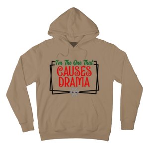 IM The One That Causes Drama Matching Family Christmas Hoodie