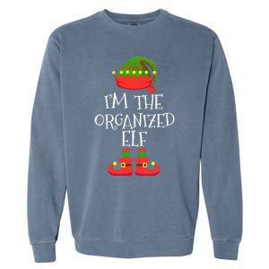 IM The Organized Elf Christmas Holiday Elf Squad Xmas Elves Garment-Dyed Sweatshirt