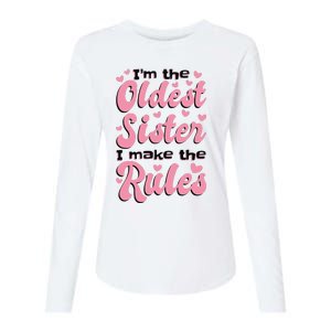 IM The Oldest Sister I Make The Rules Oldest Sibling Womens Cotton Relaxed Long Sleeve T-Shirt