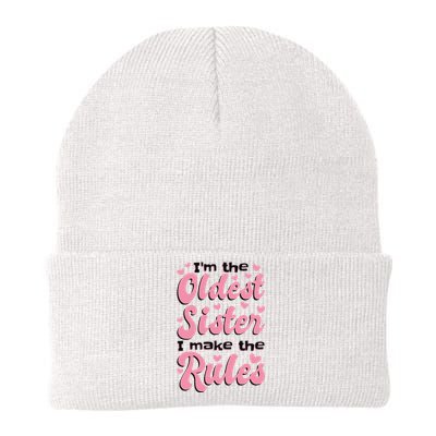 IM The Oldest Sister I Make The Rules Oldest Sibling Knit Cap Winter Beanie