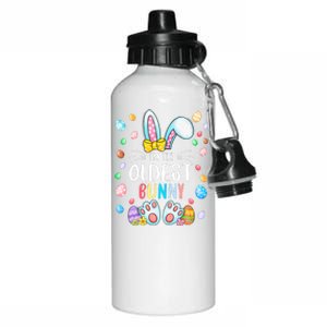 I'm The Oldest Bunny Ears Easter Day Family Matching Aluminum Water Bottle