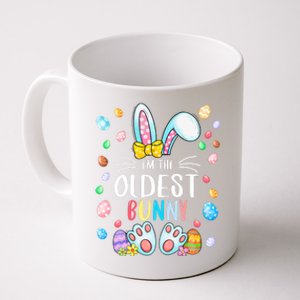 I'm The Oldest Bunny Ears Easter Day Family Matching Coffee Mug