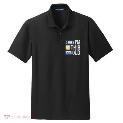 Im This Old Dry Zone Grid Polo