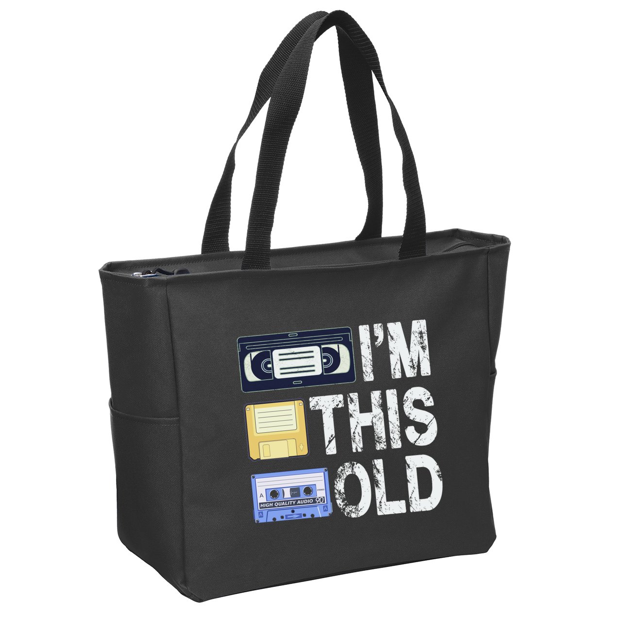 Im This Old Zip Tote Bag
