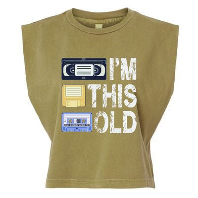 Im This Old Garment-Dyed Women's Muscle Tee