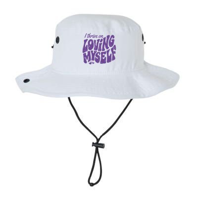 I Thrive On Loving Myself Retro Quote Bucket Hat