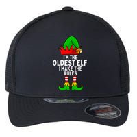 IM The Oldest Elf Matching Family Christmas Flexfit Unipanel Trucker Cap