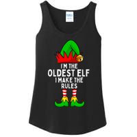 IM The Oldest Elf Matching Family Christmas Ladies Essential Tank