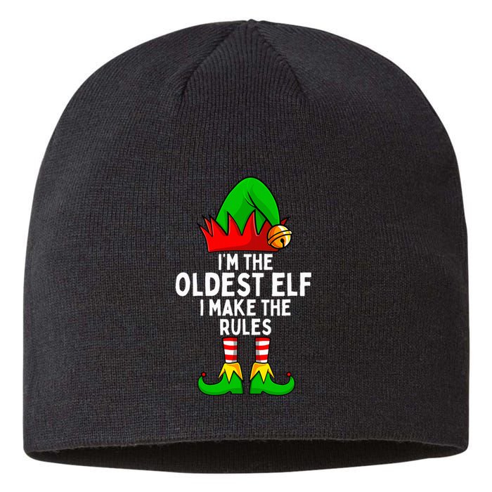 IM The Oldest Elf Matching Family Christmas Sustainable Beanie