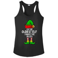 IM The Oldest Elf Matching Family Christmas Ladies PosiCharge Competitor Racerback Tank