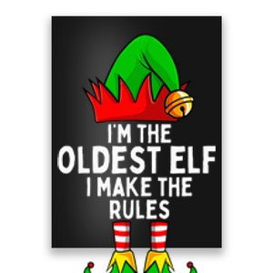 IM The Oldest Elf Matching Family Christmas Poster