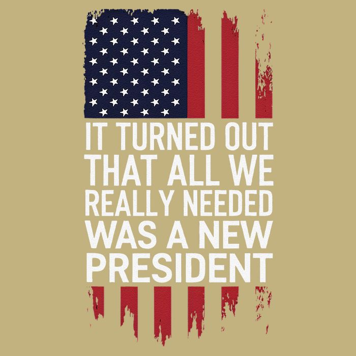 It Turned Out That All We Really Needed Was A New President T-Shirt