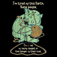 IM Tired Of This Earth These People Tired Of Being Caught Cooling Performance Crew T-Shirt
