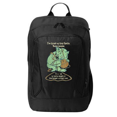 IM Tired Of This Earth These People Tired Of Being Caught City Backpack